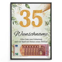 Laden Sie das Bild in den Galerie-Viewer, Personalisiertes Geschenk zum 35. Geburtstag Männer Frauen Geburtstagsgeschenk Geschenk