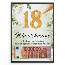 Laden Sie das Bild in den Galerie-Viewer, Personalisiertes Geschenk zum 18. Geburtstag Männer Frauen Geburtstagsgeschenk Geschenk