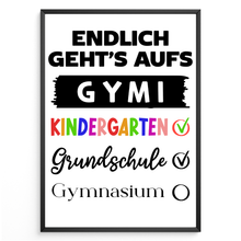 Laden Sie das Bild in den Galerie-Viewer, Grundschulabschluss Geschenk Gymnasium Einschulung 5. Klasse