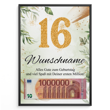 Laden Sie das Bild in den Galerie-Viewer, Personalisiertes Geschenk zum 16. Geburtstag Männer Frauen Geburtstagsgeschenk Geschenk