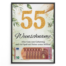 Laden Sie das Bild in den Galerie-Viewer, Personalisiertes Geschenk zum 55. Geburtstag Männer Frauen Geburtstagsgeschenk Geschenk