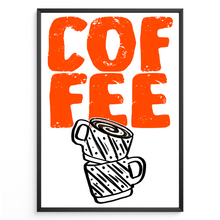 Laden Sie das Bild in den Galerie-Viewer, Coffee Poster Vintage Kaffee Wandbild Küche Café Deko Barista