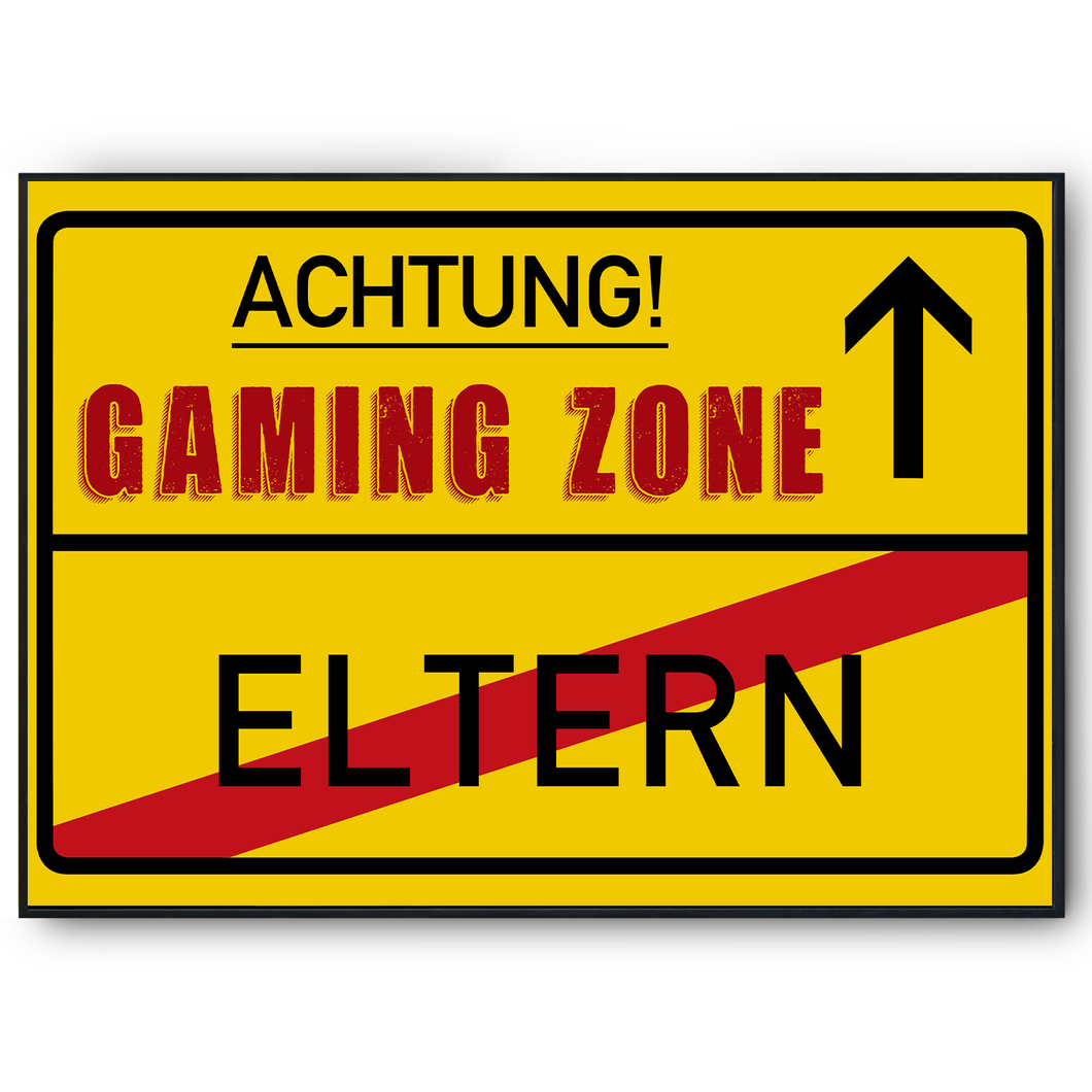 Gaming Poster Spielzimmer Gamer Geschenk Schüler Zocken Dekoration Jugendlicher Zimmer Deko Zocker Party