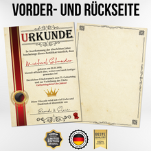 Laden Sie das Bild in den Galerie-Viewer, 73. Geburtstag Geschenk personalisierte Urkunde | Jahrgang 1953 Geschenkidee