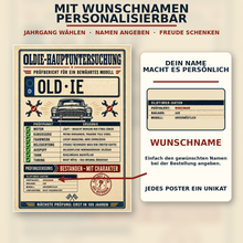 Laden Sie das Bild in den Galerie-Viewer, Geburtstagsposter 1986 mit individuell eingetragenem Wunschnamen