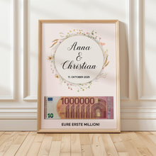 Laden Sie das Bild in den Galerie-Viewer, Hochzeitsgeschenk Personalisiert Geldgeschenk Hochzeit personalisierbar