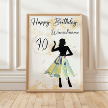 Laden Sie das Bild in den Galerie-Viewer, Geldgeschenk zum 70. Geburtstag Personalisiert Frauen Geburtstagsgeschenk Freundin Geld Geschenk personalisierbar