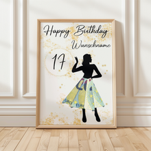 Laden Sie das Bild in den Galerie-Viewer, Geldgeschenk zum 17. Geburtstag Personalisiert Frauen Geburtstagsgeschenk Freundin Geld Geschenk personalisierbar