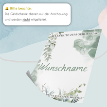 Laden Sie das Bild in den Galerie-Viewer, Personalisiertes Geldgeschenk zum 70. Geburtstag Männer Frauen Geburtstagsgeschenk Geld Geschenk personalisierbar