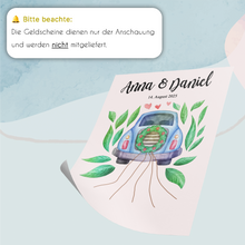 Laden Sie das Bild in den Galerie-Viewer, Personalisiertes Geldgeschenk Hochzeitsgeschenk personalisierbar