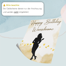 Laden Sie das Bild in den Galerie-Viewer, Geldgeschenk zum 50. Geburtstag Personalisiert Frauen Geburtstagsgeschenk Freundin Geld Geschenkidee