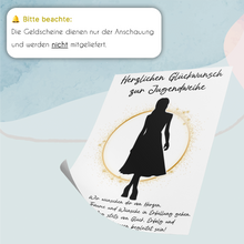 Laden Sie das Bild in den Galerie-Viewer, Geldgeschenk Jugendweihe Mädchen Geschenk zur Jugendweihe Deko Karte