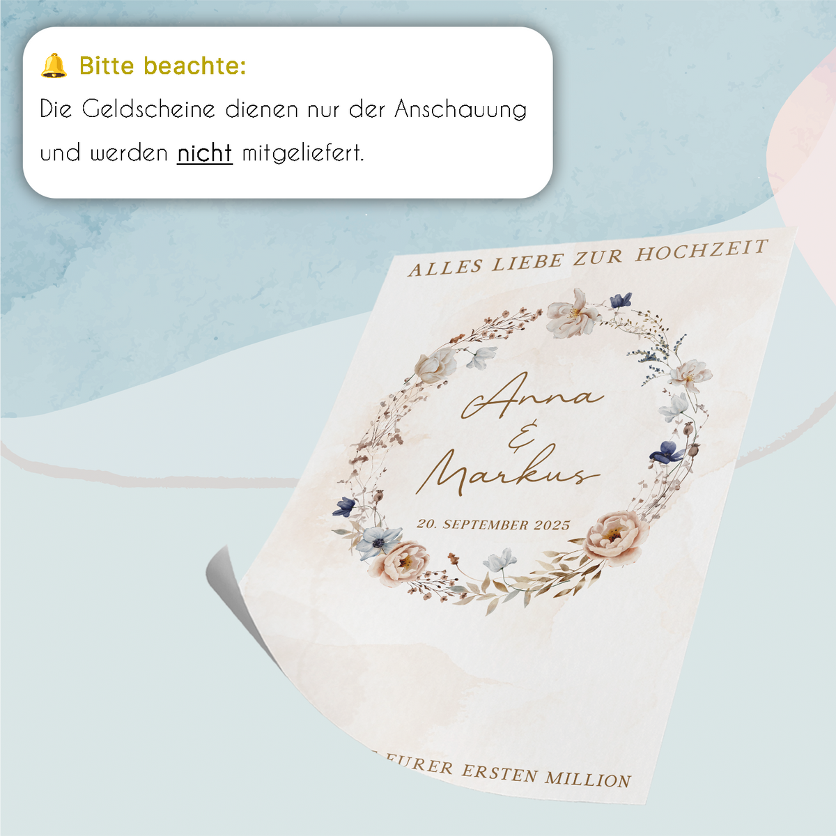 LEVLO Kosmetiktasche 'License To Marry' – Offizielles Hochzeitsgeschenk Für Trauzeugen & Standesbeamte