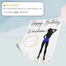 Laden Sie das Bild in den Galerie-Viewer, 17. Geburtstag Geldgeschenk Personalisiert Frauen Geburtstagsgeschenk Geld Geschenk personalisierbar