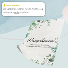 Laden Sie das Bild in den Galerie-Viewer, Personalisiertes Geldgeschenk zum 70. Geburtstag Männer Frauen Geburtstagskarte