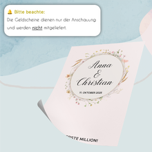 Laden Sie das Bild in den Galerie-Viewer, Hochzeitsgeschenk Personalisiert Geldgeschenk Hochzeit personalisierbar