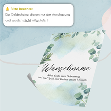 Laden Sie das Bild in den Galerie-Viewer, Personalisiertes Geldgeschenk zum 30. Geburtstag Männer Frauen Geburtstagsgeschenk Geld Geschenk personalisierbar