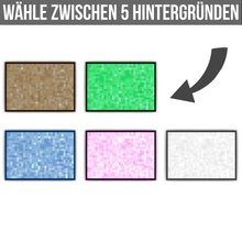 Laden Sie das Bild in den Galerie-Viewer, Personalisierbares Zocker Poster Gaming Wandbild Jungen Kinderzimmer Gamer Geschenk Zimmer Deko