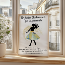 Laden Sie das Bild in den Galerie-Viewer, Geldgeschenk Jugendweihe Geschenk Mädchen Geldgeschenk Jugendweihe Karte Deko