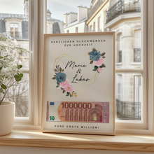 Laden Sie das Bild in den Galerie-Viewer, Hochzeitsgeschenk Personalisiert Geldgeschenk Brautpaar Hochzeit Geld verschenken