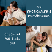 Laden Sie das Bild in den Galerie-Viewer, Opa Geschenk personalisiert | Opa Geburtstag Großvater Familienbild gestalten | Vatertag personalisierte Geschenke Opa Puzzle