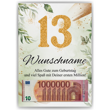 Laden Sie das Bild in den Galerie-Viewer, Personalisiertes Geschenk zum 13. Geburtstag Männer Frauen Geburtstagsgeschenk Geschenk