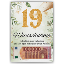 Laden Sie das Bild in den Galerie-Viewer, Personalisiertes Geschenk zum 19. Geburtstag Männer Frauen Geburtstagsgeschenk Geschenk