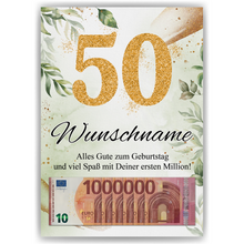 Laden Sie das Bild in den Galerie-Viewer, Personalisiertes Geschenk zum 50. Geburtstag Männer Frauen Geburtstagsgeschenk Geschenk