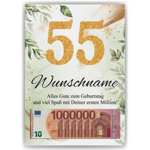 Laden Sie das Bild in den Galerie-Viewer, Personalisiertes Geschenk zum 55. Geburtstag Männer Frauen Geburtstagsgeschenk Geschenk