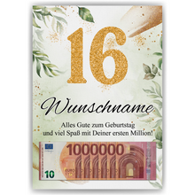 Laden Sie das Bild in den Galerie-Viewer, Personalisiertes Geschenk zum 16. Geburtstag Männer Frauen Geburtstagsgeschenk Geschenk