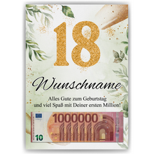 Laden Sie das Bild in den Galerie-Viewer, Personalisiertes Geschenk zum 18. Geburtstag Männer Frauen Geburtstagsgeschenk Geschenk