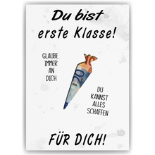 Laden Sie das Bild in den Galerie-Viewer, Einschulung Geldgeschenk Schulanfang Erstklässler Geschenkidee Schulkind