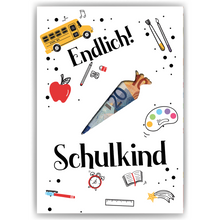 Laden Sie das Bild in den Galerie-Viewer, Einschulung Geldgeschenk Schulanfang Schulstart Schultüte Schuleinführung