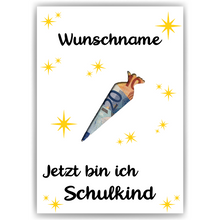 Laden Sie das Bild in den Galerie-Viewer, Einschulung Personalisiertes Geldgeschenk Schultüte Schulanfang Geschenk
