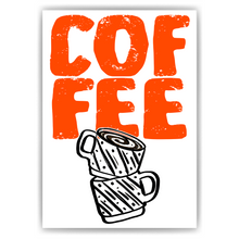 Laden Sie das Bild in den Galerie-Viewer, Coffee Poster Vintage Kaffee Wandbild Küche Café Deko Barista