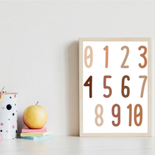 Laden Sie das Bild in den Galerie-Viewer, Englisch Kinderposter 4er Set ABC, Wochentage, Zahlen & Formen Lernposter Kinderzimmer Wandbilder Kindergarten Grundschule