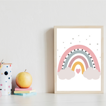 Laden Sie das Bild in den Galerie-Viewer, ABC Zahlen Kinderposter 3er Set Alphabet Lernposter Buchstaben & Zahlen | Kinderzimmer Wandbilder Kindergarten Grundschule Kinder Lernhilfe Poster
