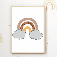 Laden Sie das Bild in den Galerie-Viewer, You are my Sunshine - Sonne Boho Regenbogen 3er Set Kinderzimmer Bilder DIN A4 Wandbilder Deko Babyzimmer Poster