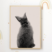 Laden Sie das Bild in den Galerie-Viewer, Hase 2er Set DIN A4 Kinderzimmer Wandbilder Babyzimmer Poster Dekoration