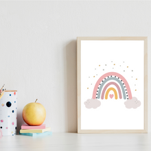 Laden Sie das Bild in den Galerie-Viewer, ABC Zahlen Kinderposter 3er Set Lernposter Alphabet | Kinderzimmer Wandbilder Einschulung Kindergarten Grundschule Lernhilfe für Kinder