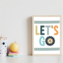 Laden Sie das Bild in den Galerie-Viewer, Kinderposter 8er Set ABC Zahlen Autos Lernposter Verkehr Kinderzimmer Wandbilder Kindergarten Grundschule Alphabet Kinder Lernhilfe Poster