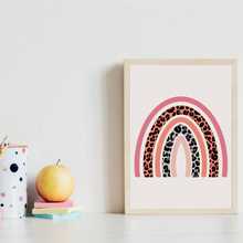 Laden Sie das Bild in den Galerie-Viewer, ABC Kinderposter 3er Set Lernposter Regenbogen Alphabet & Zahlen | Kinderzimmer Wandbilder Kindergarten Grundschule Lernhilfe für Kinder