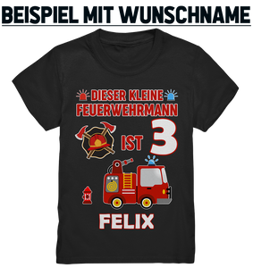 Kleiner Feuerwehrmann Kinder T-Shirt