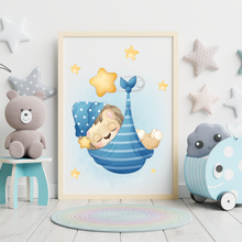 Laden Sie das Bild in den Galerie-Viewer, 3er Set Poster für Kinderzimmer Bilder Babyzimmer Babyparty Kinderposter Löwe