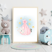 Laden Sie das Bild in den Galerie-Viewer, 3er Set Poster Schaf Bilder für Kinderzimmer Babyzimmer Deko Kinderposter Babyparty