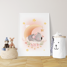Laden Sie das Bild in den Galerie-Viewer, 3er Set Poster für Kinderzimmer Bilder Babyzimmer Babyparty Kinderposter Koala
