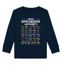 Laden Sie das Bild in den Galerie-Viewer, Dinosaurier Alphabet Lernen Dino ABC Schulkind Sweatshirt

