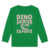 Laden Sie das Bild in den Galerie-Viewer, Mädchen Dino Kinder Dinosaurier Experte Sweatshirt
