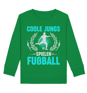 Coole Jungs spielen Fußball Fußballspieler Sweatshirt