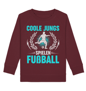 Coole Jungs spielen Fußball Fußballspieler Sweatshirt
